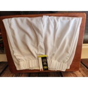 Athletic Works Youth Medium Baseball Softball Pants White Reinforced Knee New